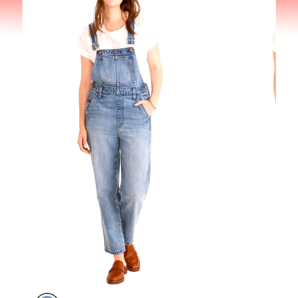 Madewell Straight-Leg Overalls Size XS